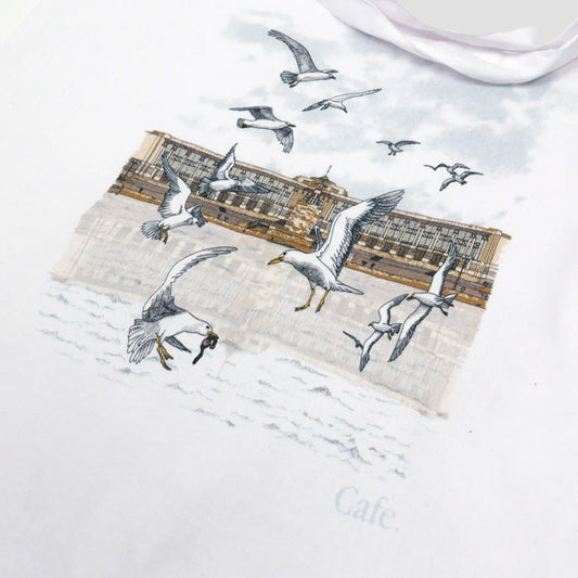 Skateboard Cafe Lloyds Tote Bag White