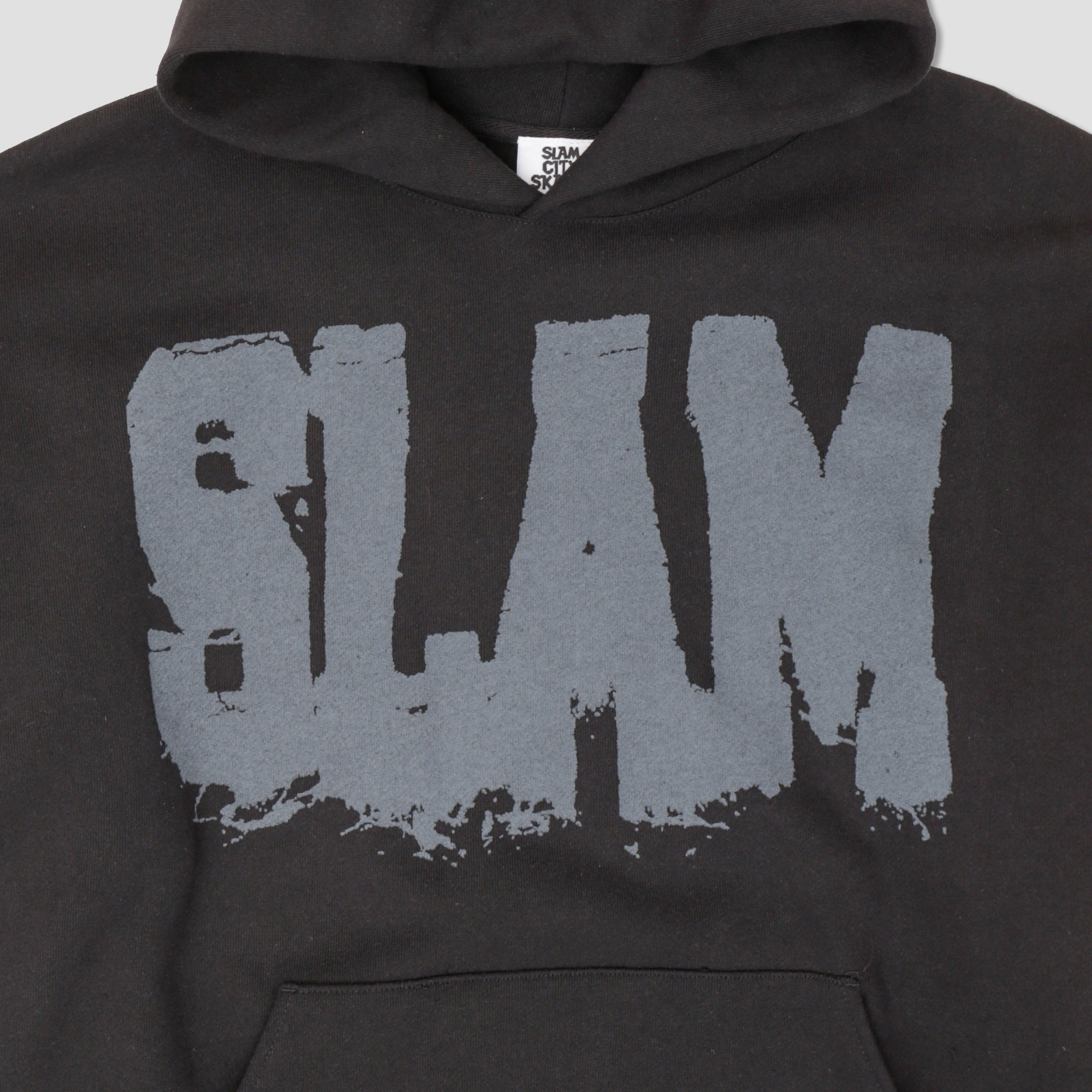 Slam City Skates College Pullover Hood Black
