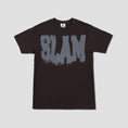 Load image into Gallery viewer, Slam City Skates College T-Shirt Black / Black
