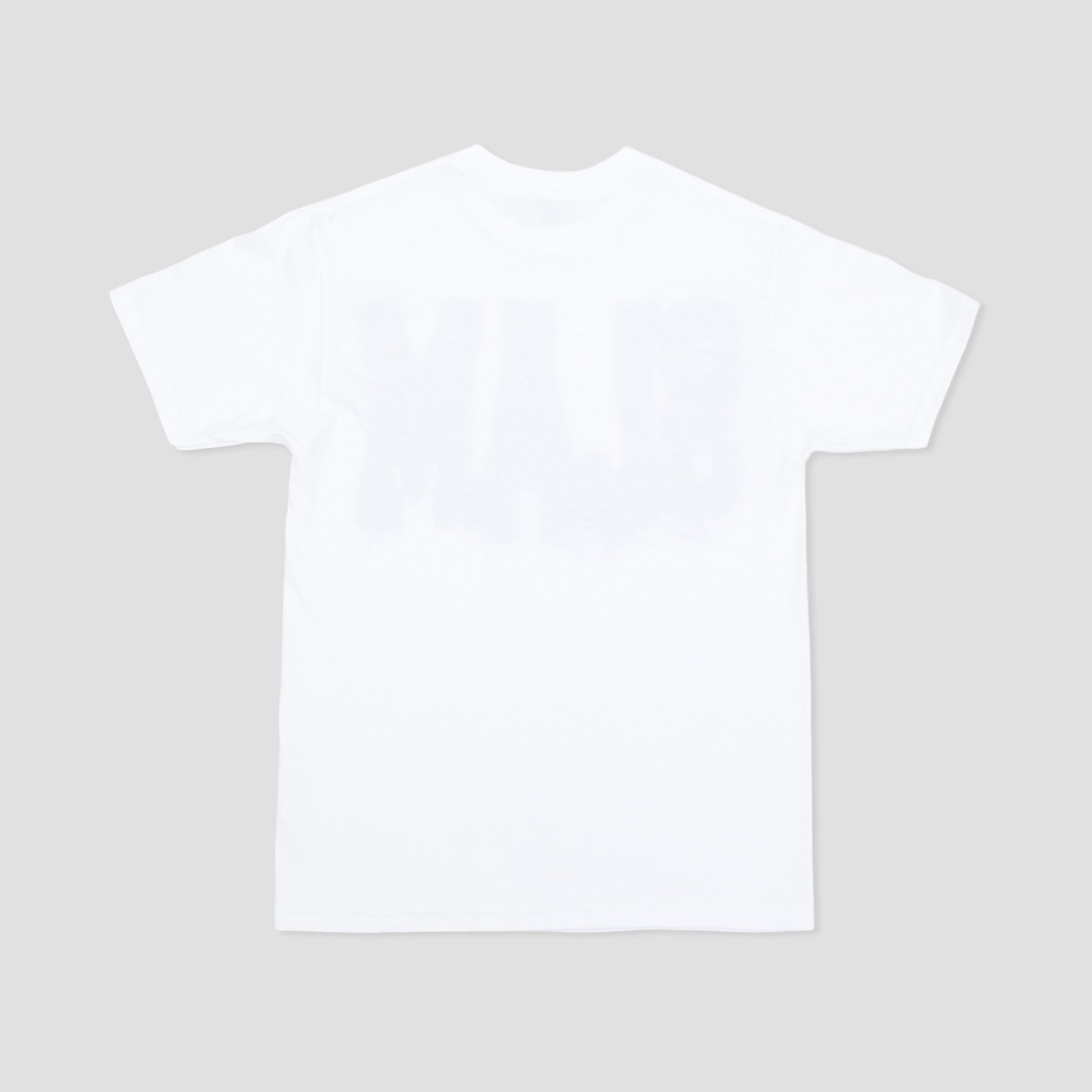 Slam City Skates College T-Shirt White / Blue