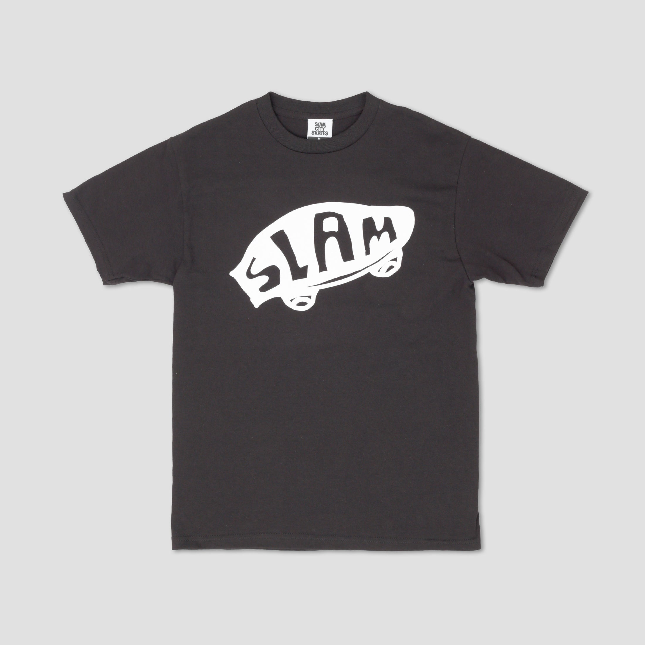 Slam City Skates From a Skate Shop T-Shirt Black / White