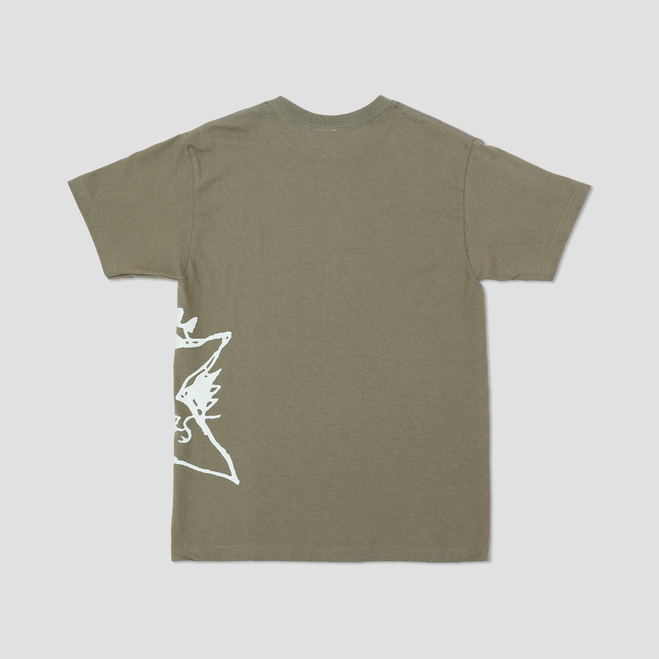 Slam City Skates Swank Star T-Shirt Military Green / Green