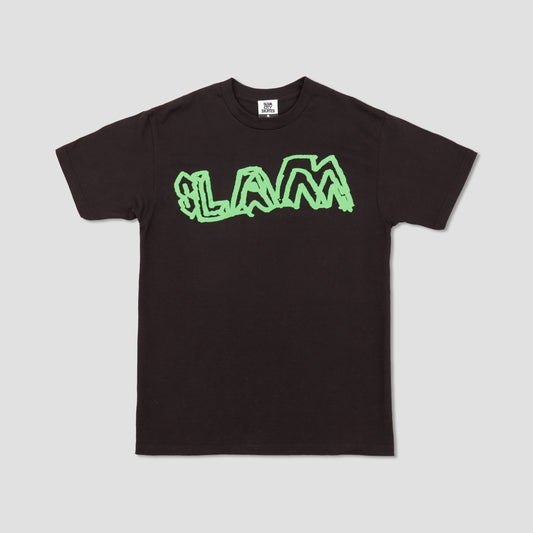 Slam City Skates Young Team T-Shirt Black / Green