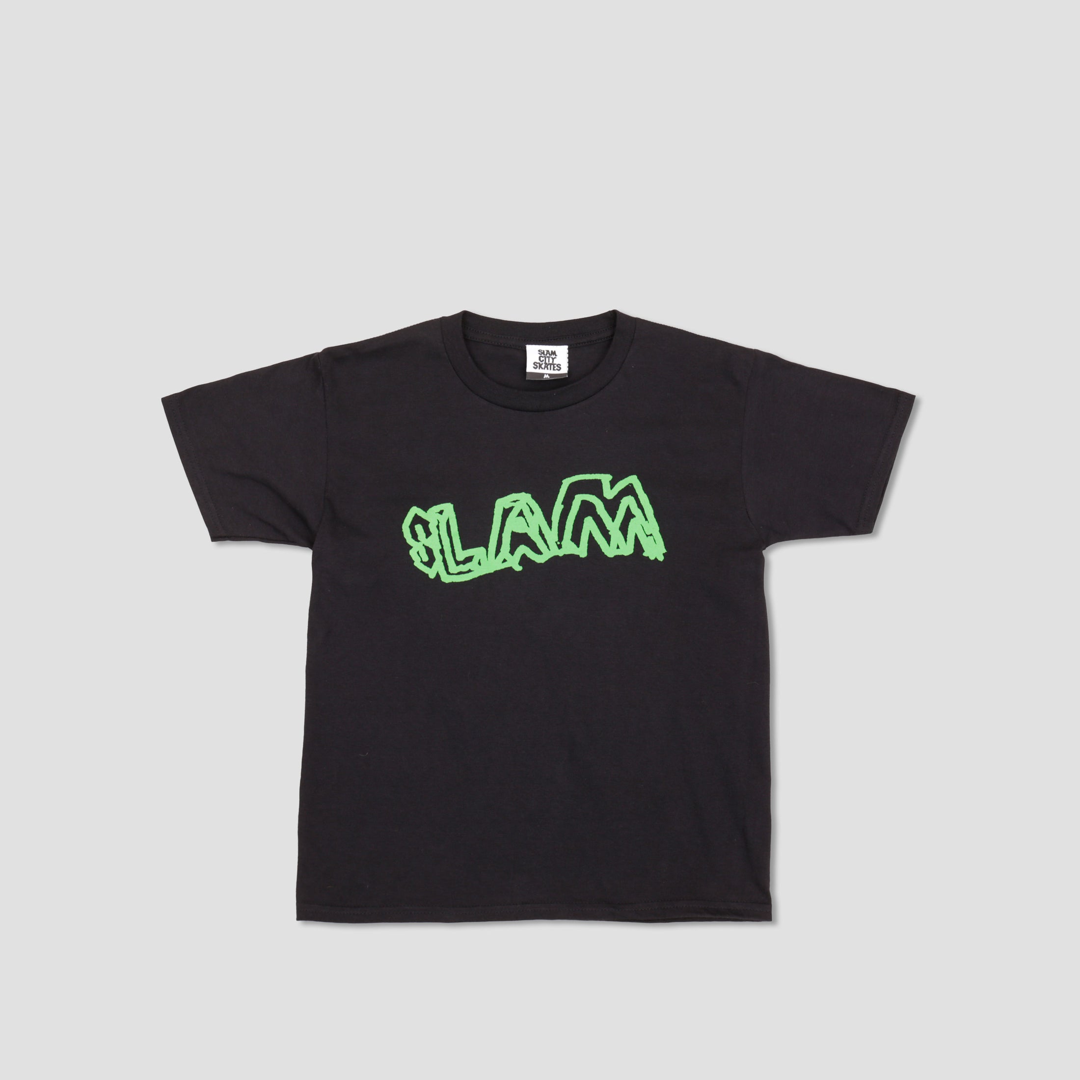Slam City Skates Young Team Youth T-Shirt Black
