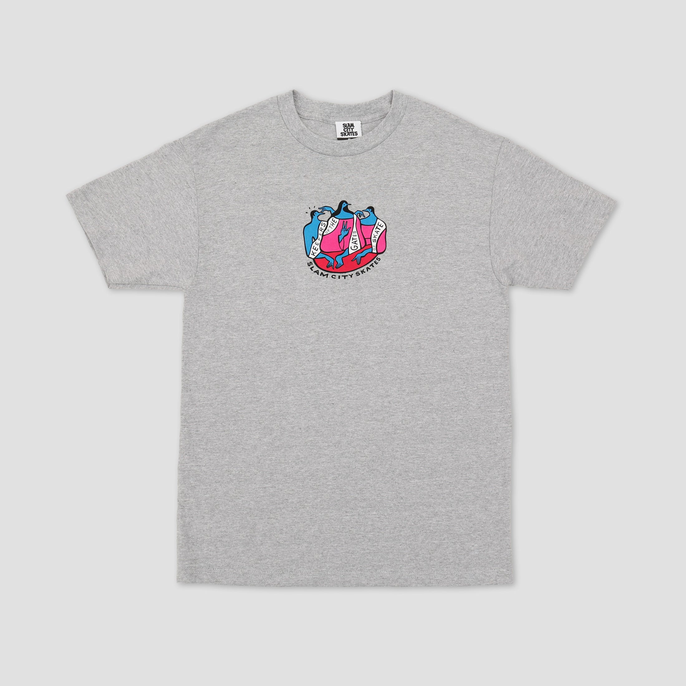 Slam x Parra Gatekeepers T-Shirt Heather Grey