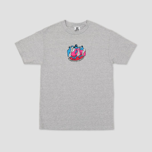 Slam x Parra Gatekeepers T-Shirt Heather Grey