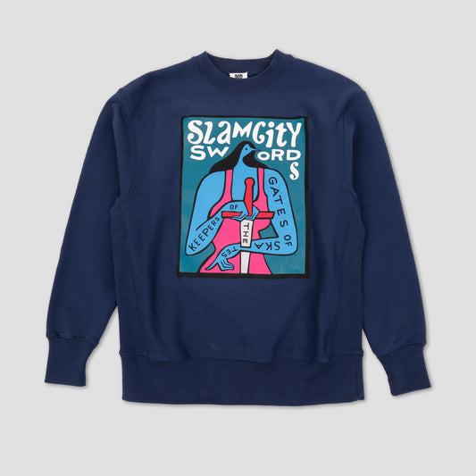 Slam x Parra Swords Crew Navy