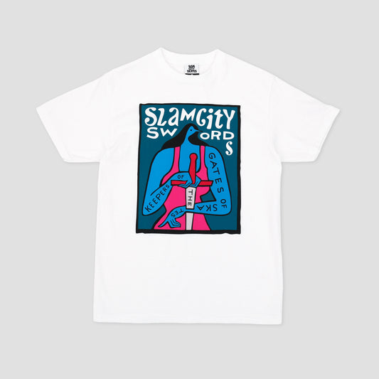 Slam x Parra Swords T-Shirt White