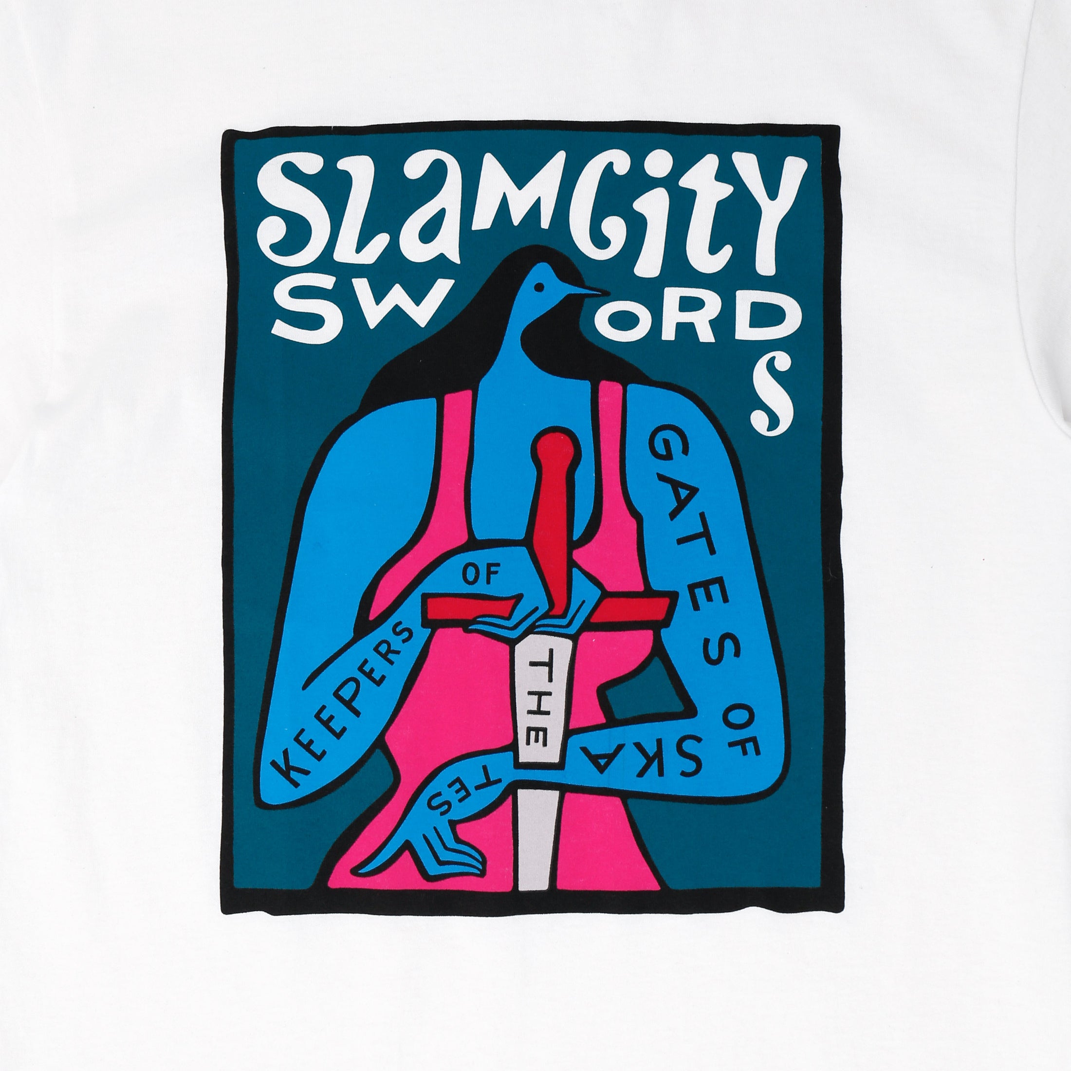 Slam x Parra Swords T-Shirt White