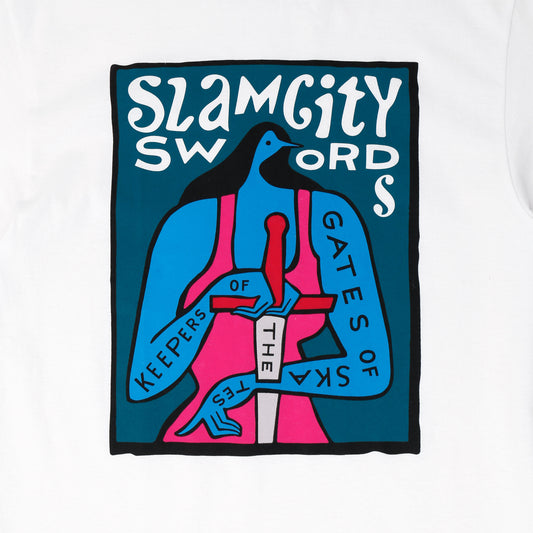 Slam x Parra Swords T-Shirt White