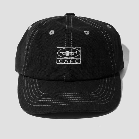 Skateboard Cafe 45 6 Panel Cap Black