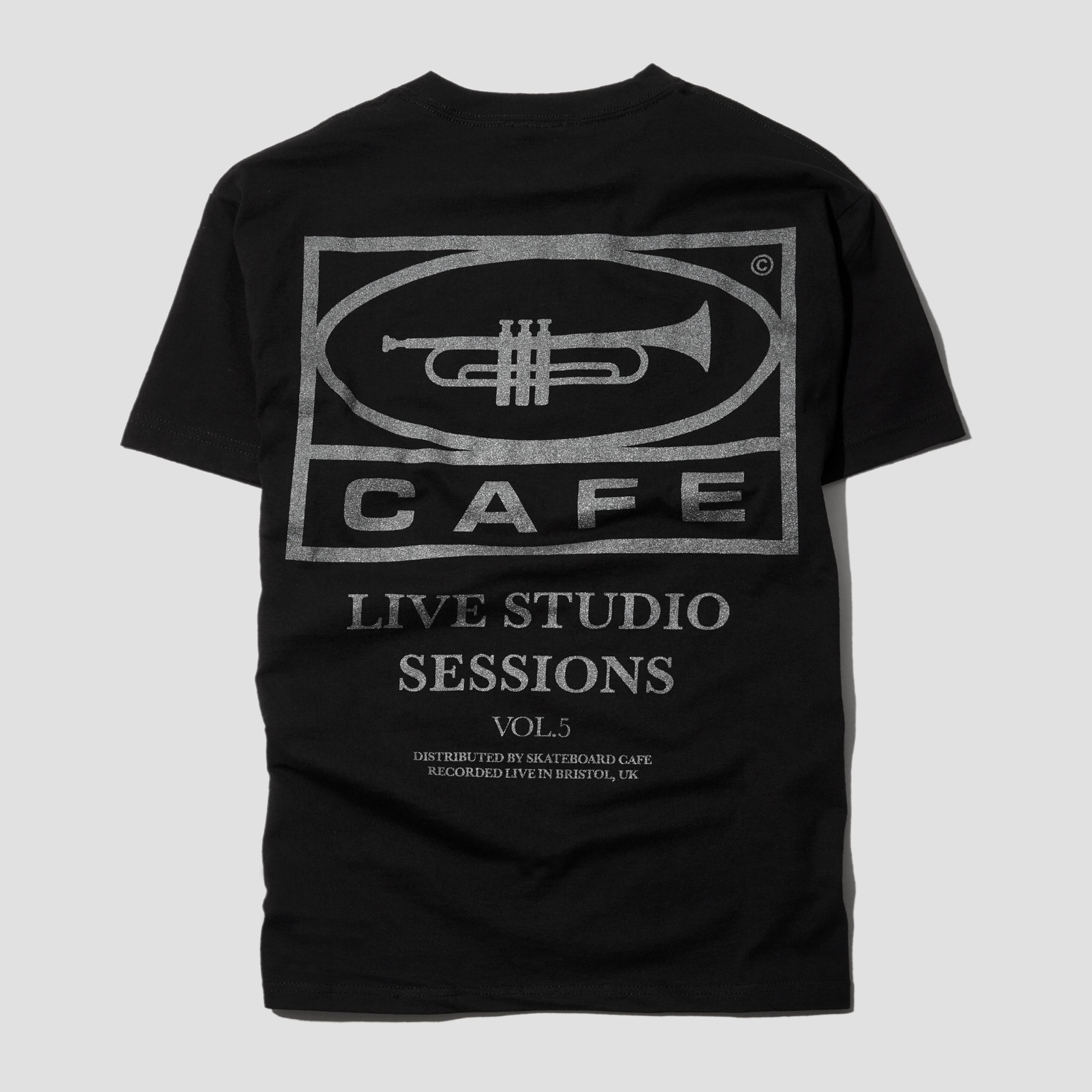 Skateboard Cafe 45 T-Shirt Black / 3M