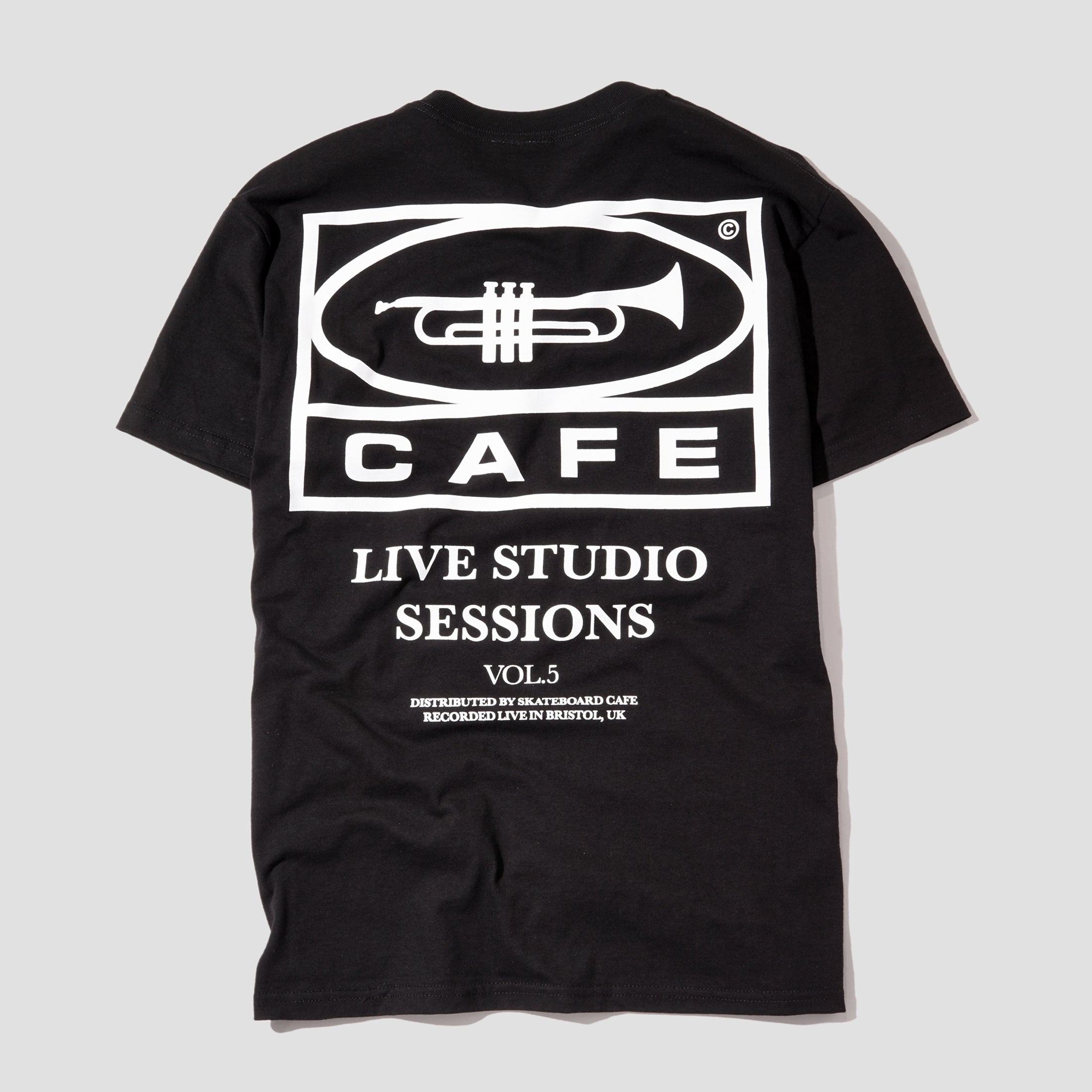 Skateboard Cafe 45 T-Shirt Black / White