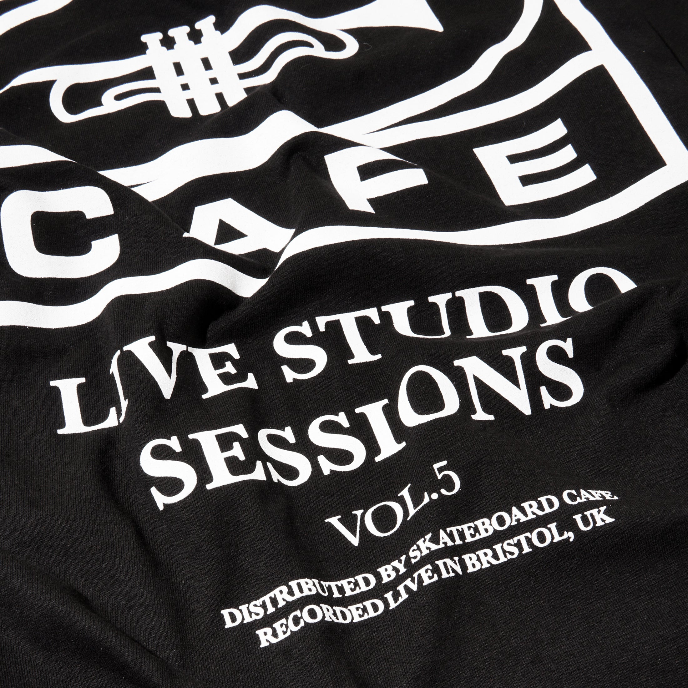 Skateboard Cafe 45 T-Shirt Black / White