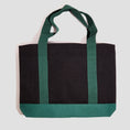 Load image into Gallery viewer, Skateboard Cafe 45 Tote Bag Black / Forest Green
