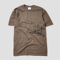 Load image into Gallery viewer, Skateboard Cafe Catch Me If You Can T-Shirt Olive
