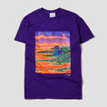 Load image into Gallery viewer, Skateboard Cafe Clifton T-Shirt Purple
