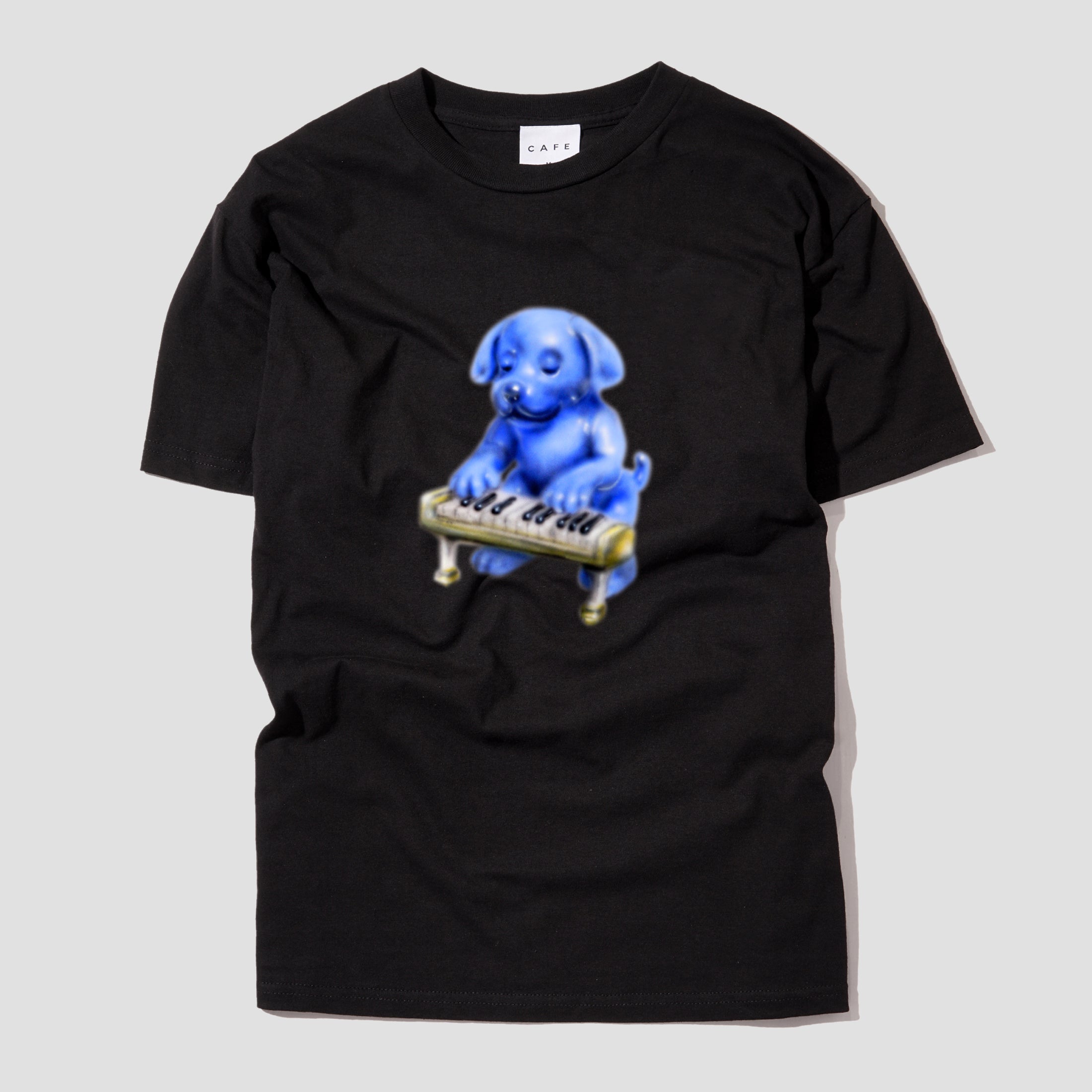 Skateboard Cafe Keyboard T-Shirt Black