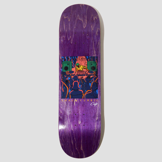 Skateboard Cafe 8.375 Premier C2 Shape Skateboard Deck Purple