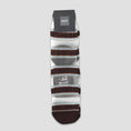 Load image into Gallery viewer, HUF Sheer Multi Stripe 1/4 Sock
