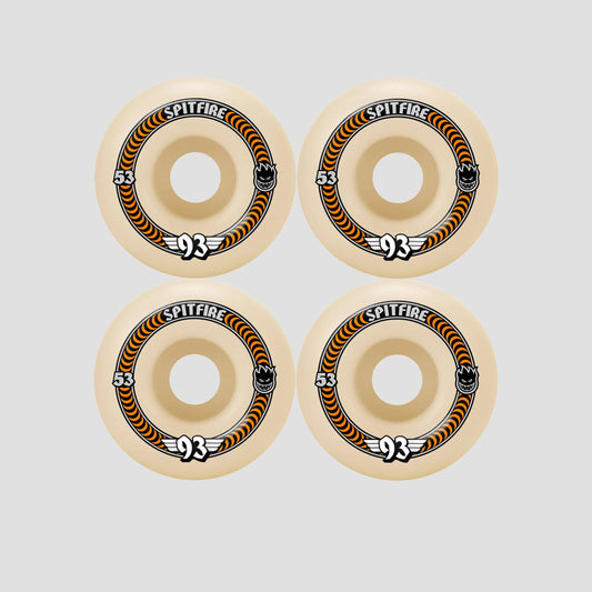 Spitfire 53mm F4 93 Classics Skateboard Wheels Natural