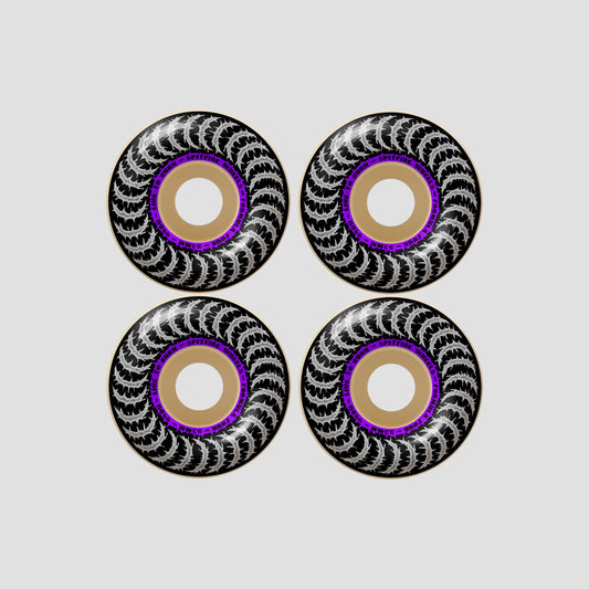 Spitfire 53mm F4 99 Deathmask II Classic Skateboard Wheels Natural