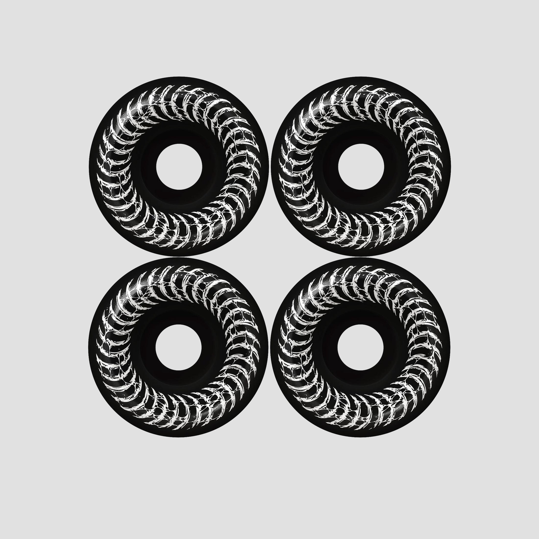 Spitfire 54mm 99DU F4 Conical Full Decay Skateboard Wheels Black