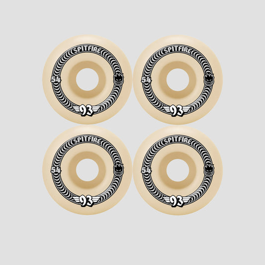 Spitfire 54mm F4 93 Classics Skateboard Wheels Natural