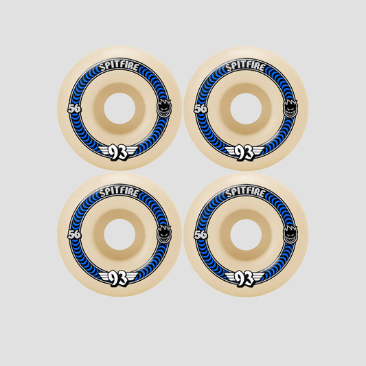 Spitfire 56mm F4 93 Classics Skateboard Wheels Natural