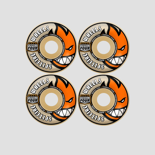 Spitfire 56mm F4 99 Radial Full Skateboard Wheels Natural