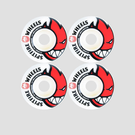 Spitfire 63mm 99DU Classic Bighead Skateboard Wheels White