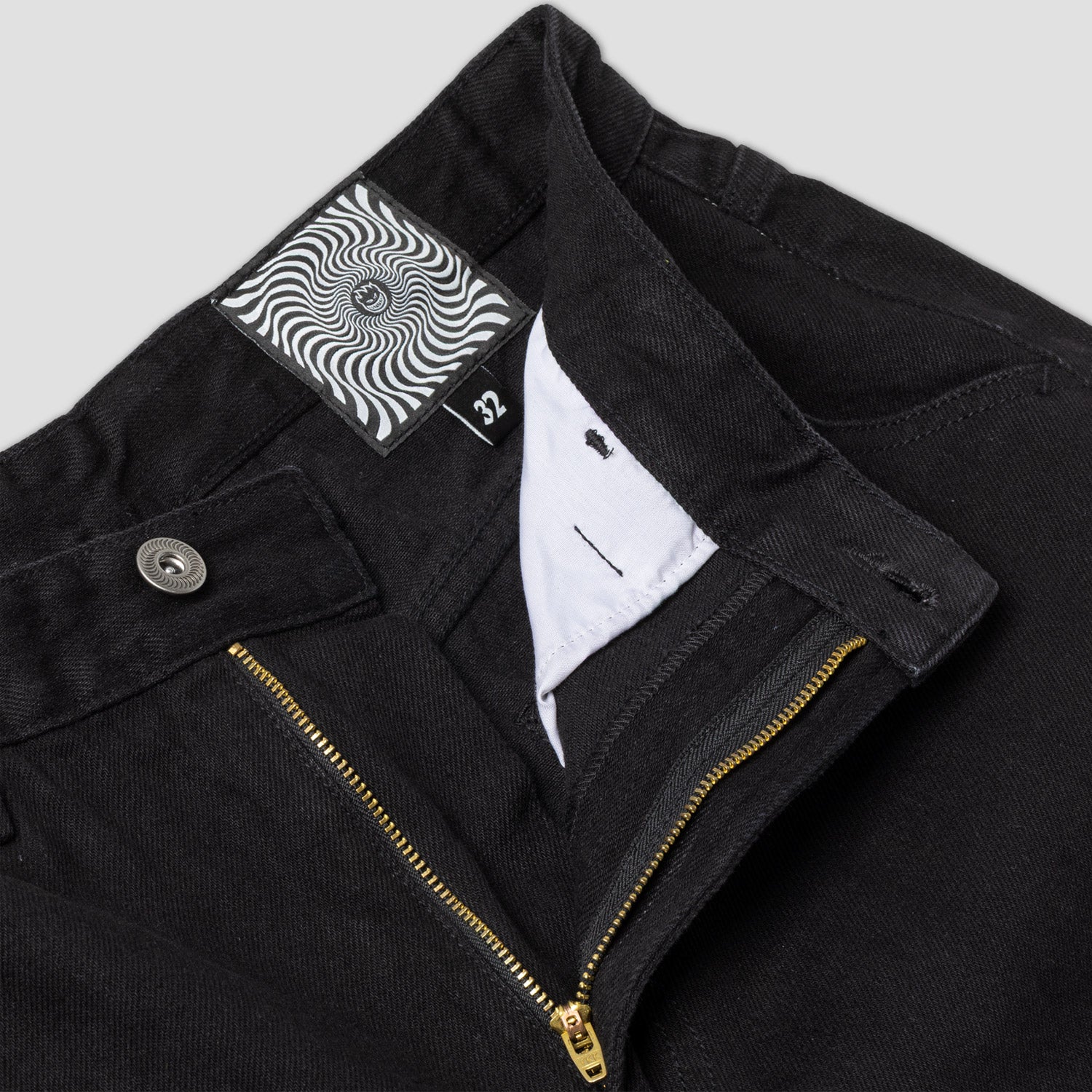 Spitfire Bighead Fill Denim Pant Black Denim