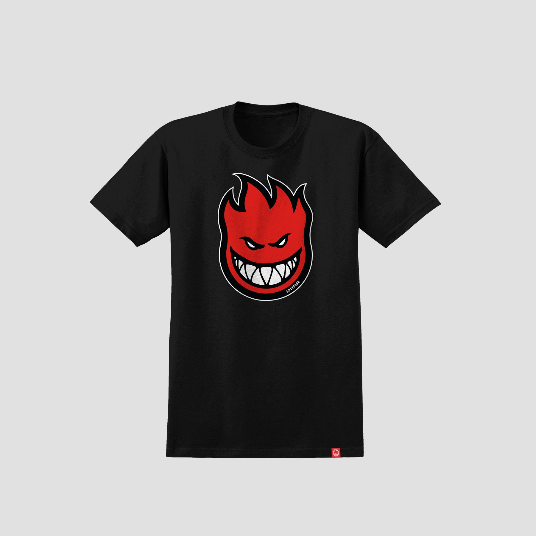Spitfire Bighead Fill T-Shirt Youth Black / Red Black / White