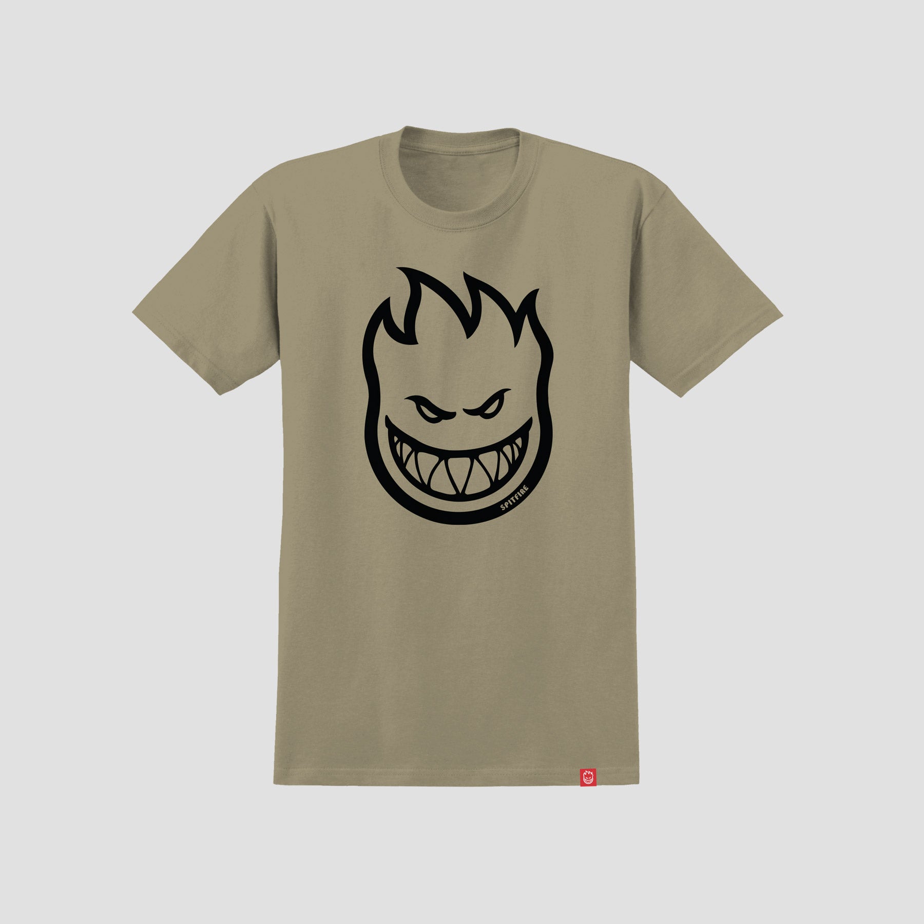 Spitfire Bighead T-Shirt Sand / Black