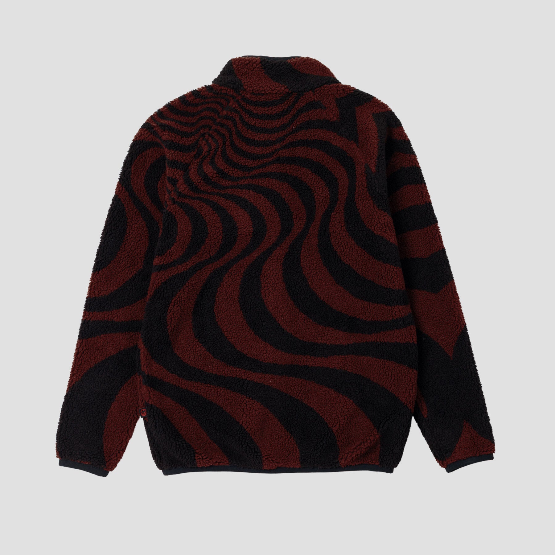 Spitfire Classic 87 Swirl Fleece Jacket Black / Dark Red