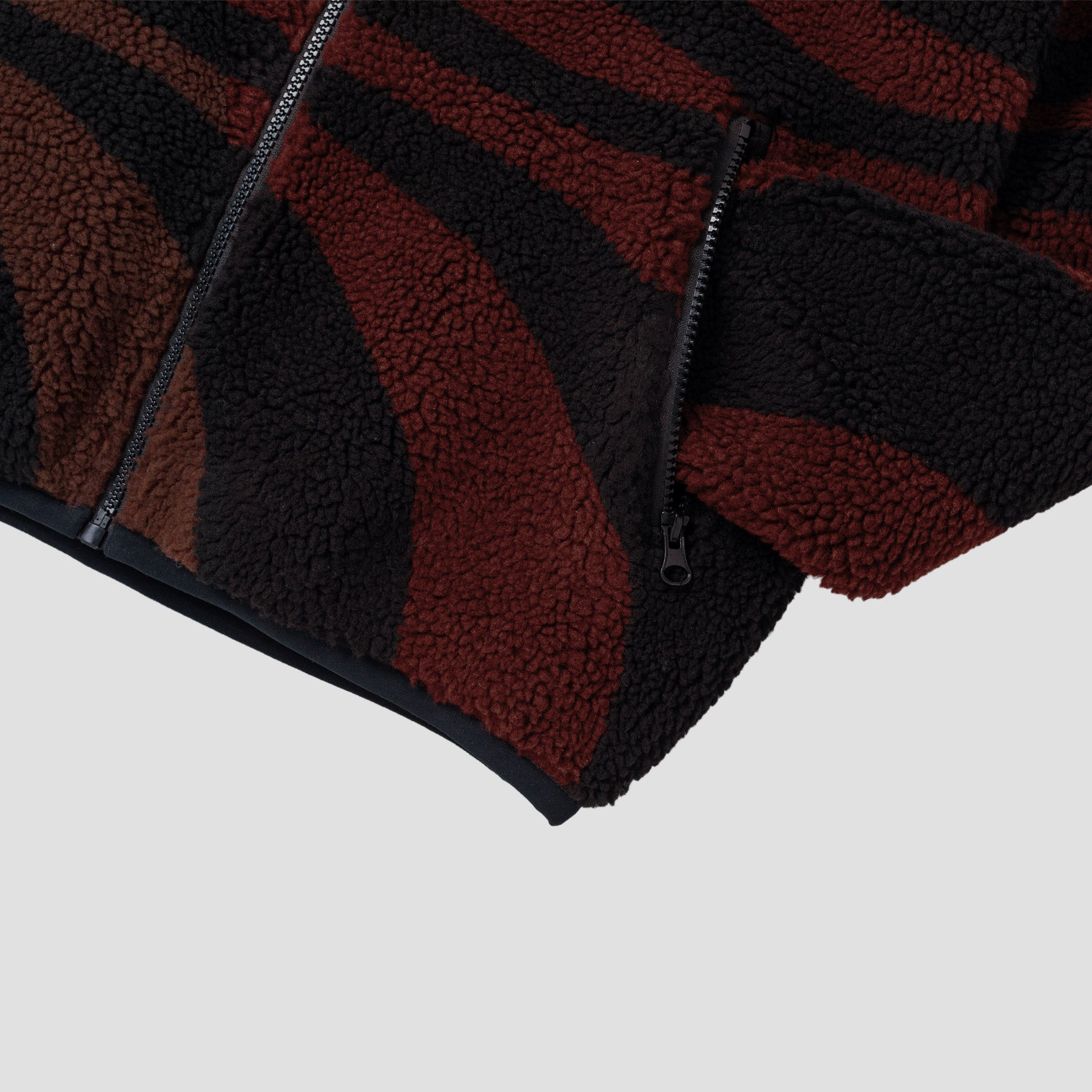 Spitfire Classic 87 Swirl Fleece Jacket Black / Dark Red
