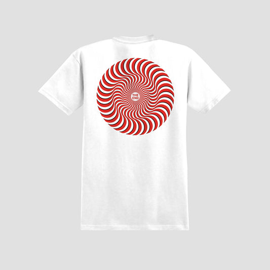 Spitfire Classic Swirl Overlay T-Shirt White