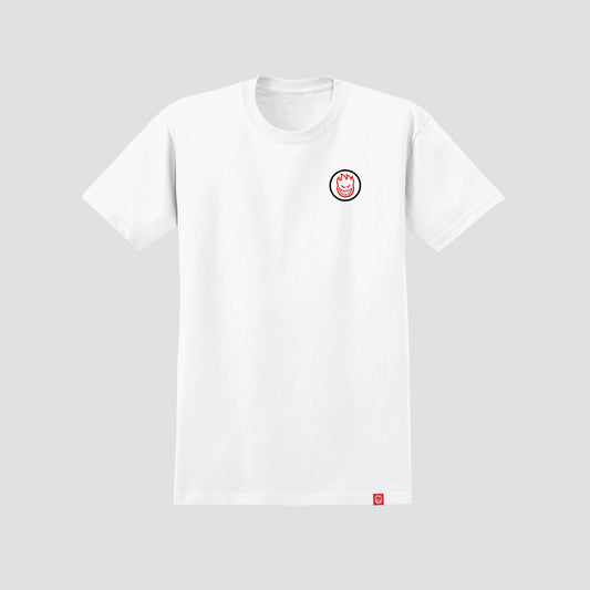 Spitfire Classic Swirl Overlay T-Shirt White