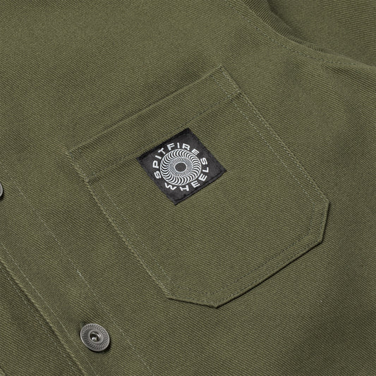 Spitfire Classic '87 Swirl Shirt Jacket Olive