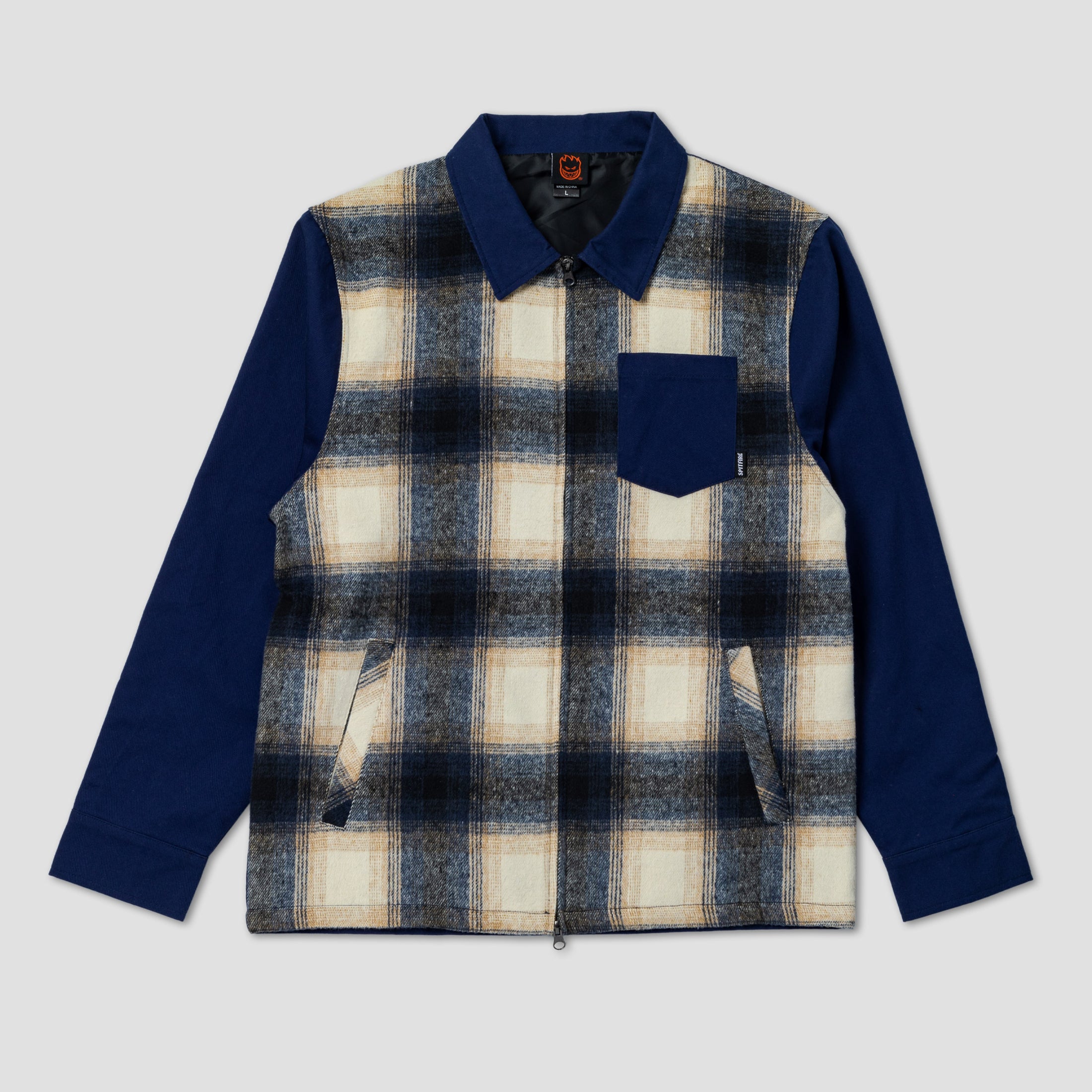 Spitfire Richmond Jacket Plaid Blue