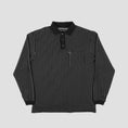 Load image into Gallery viewer, Passport Stripe Polo Longsleeve Black
