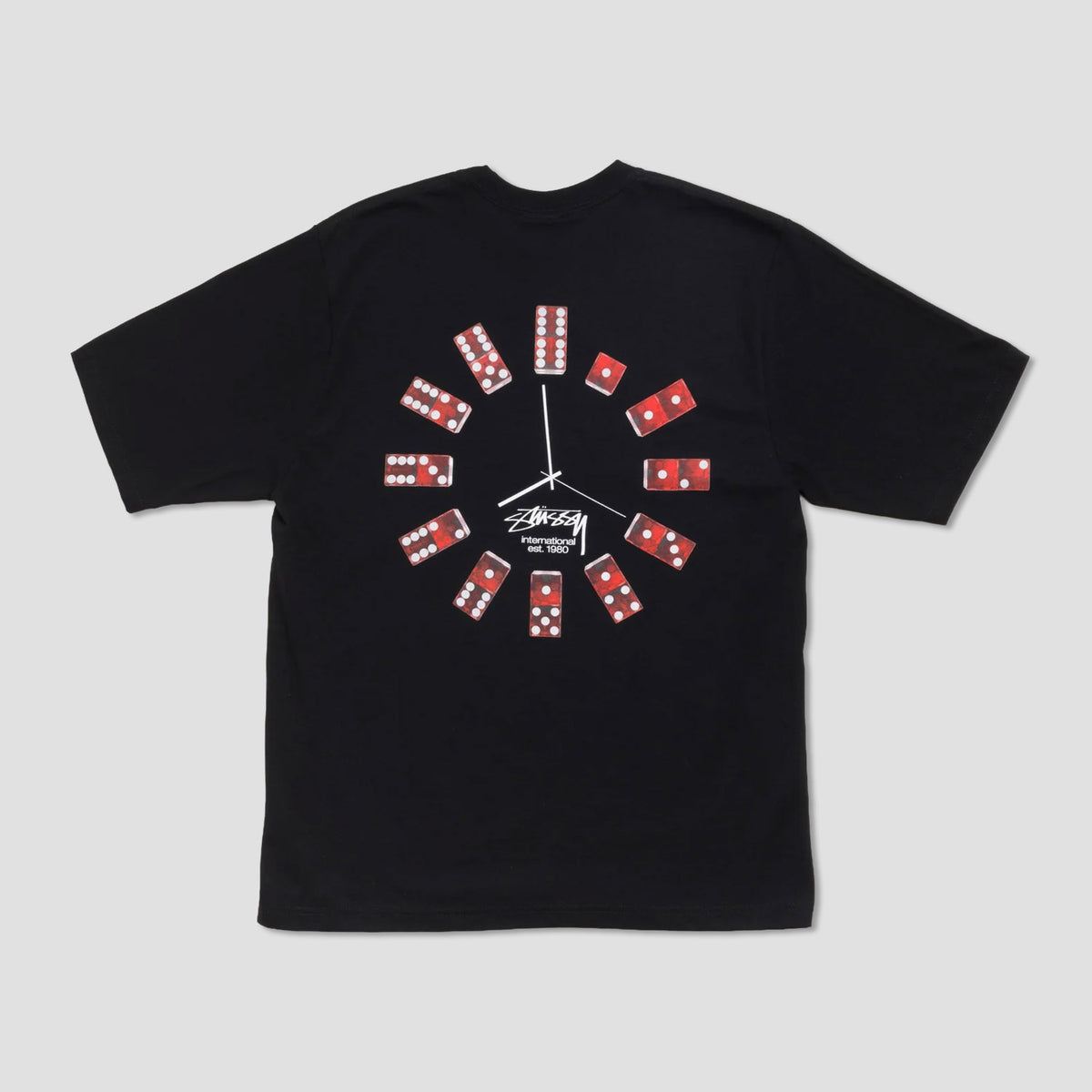 Stussy Dice Clock T-Shirt Black