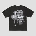 Load image into Gallery viewer, Stussy High Rollers Pigment Dyed T-Shirt Faded Black
