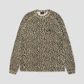 Load image into Gallery viewer, Stussy Raglan Thermal Basic Stock Longsleeve Leopard
