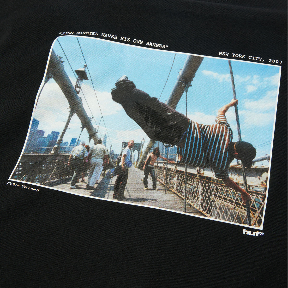 HUF Taking The Leap T-Shirt Black