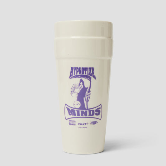 HUF Three 6 Mafia Ceramic Double Cup White