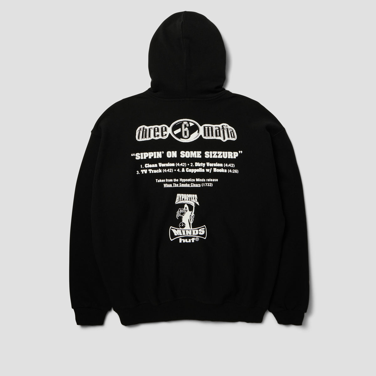 HUF Three 6 Mafia Hoodie Black