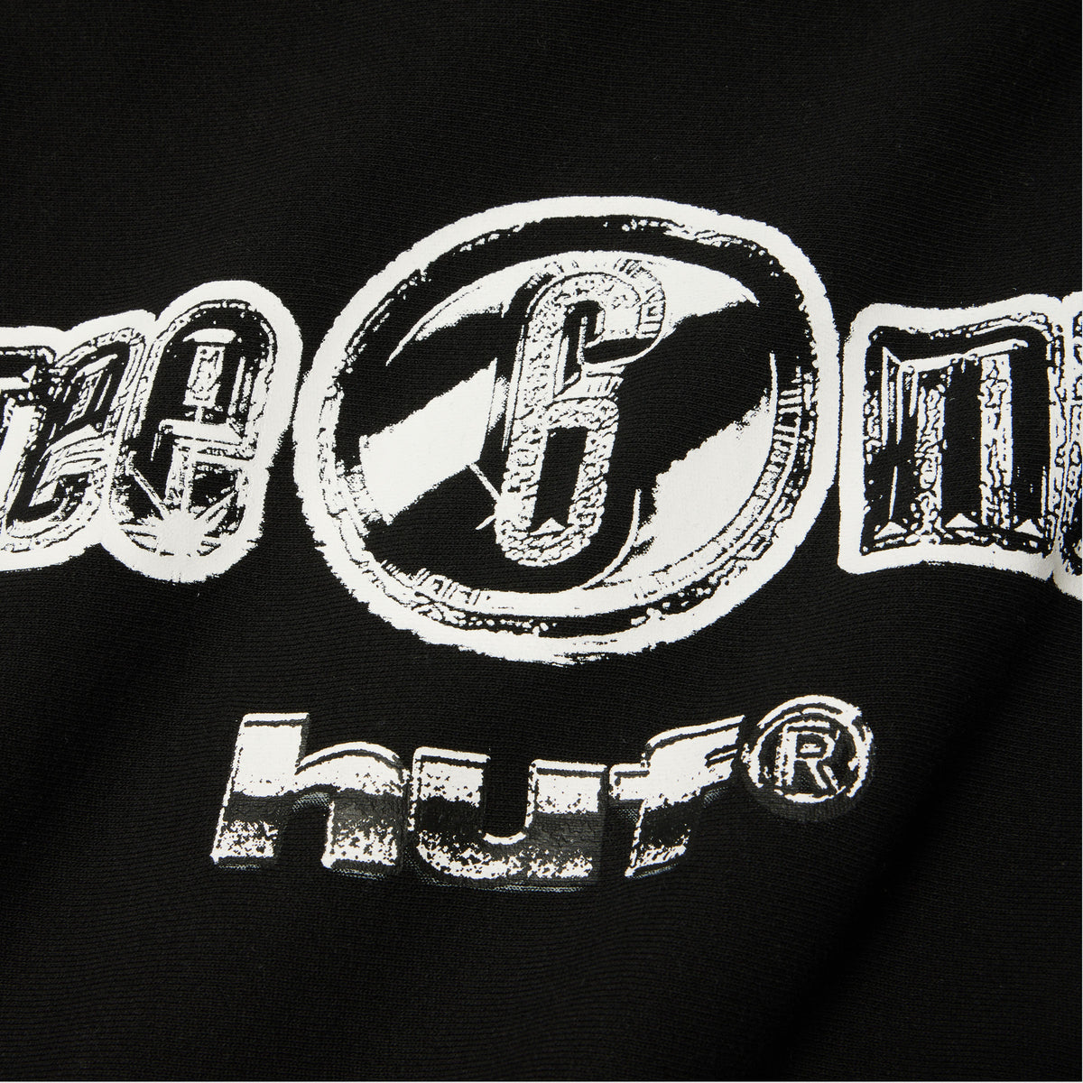 HUF Three 6 Mafia Hoodie Black