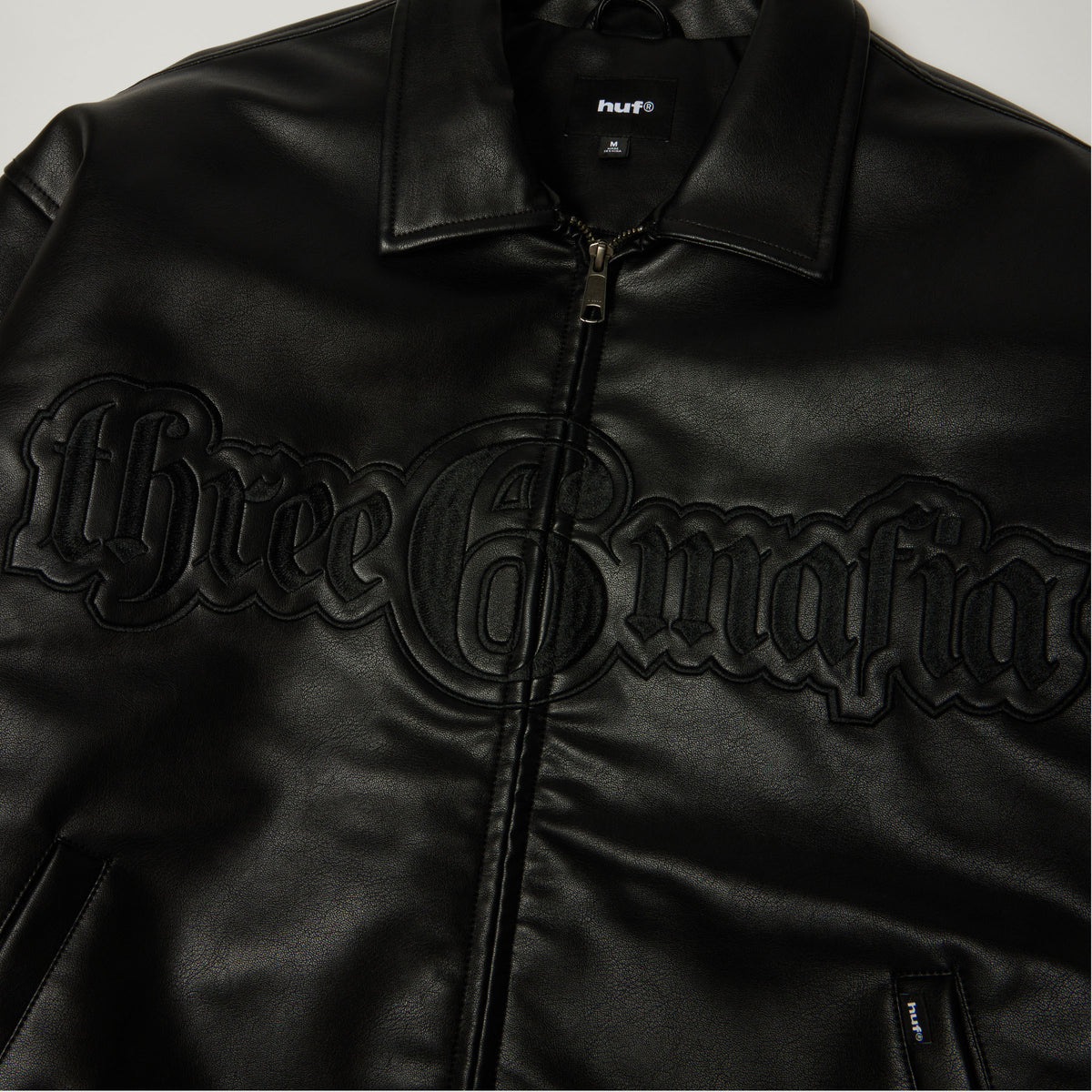 HUF Three 6 Mafia Jacket Black