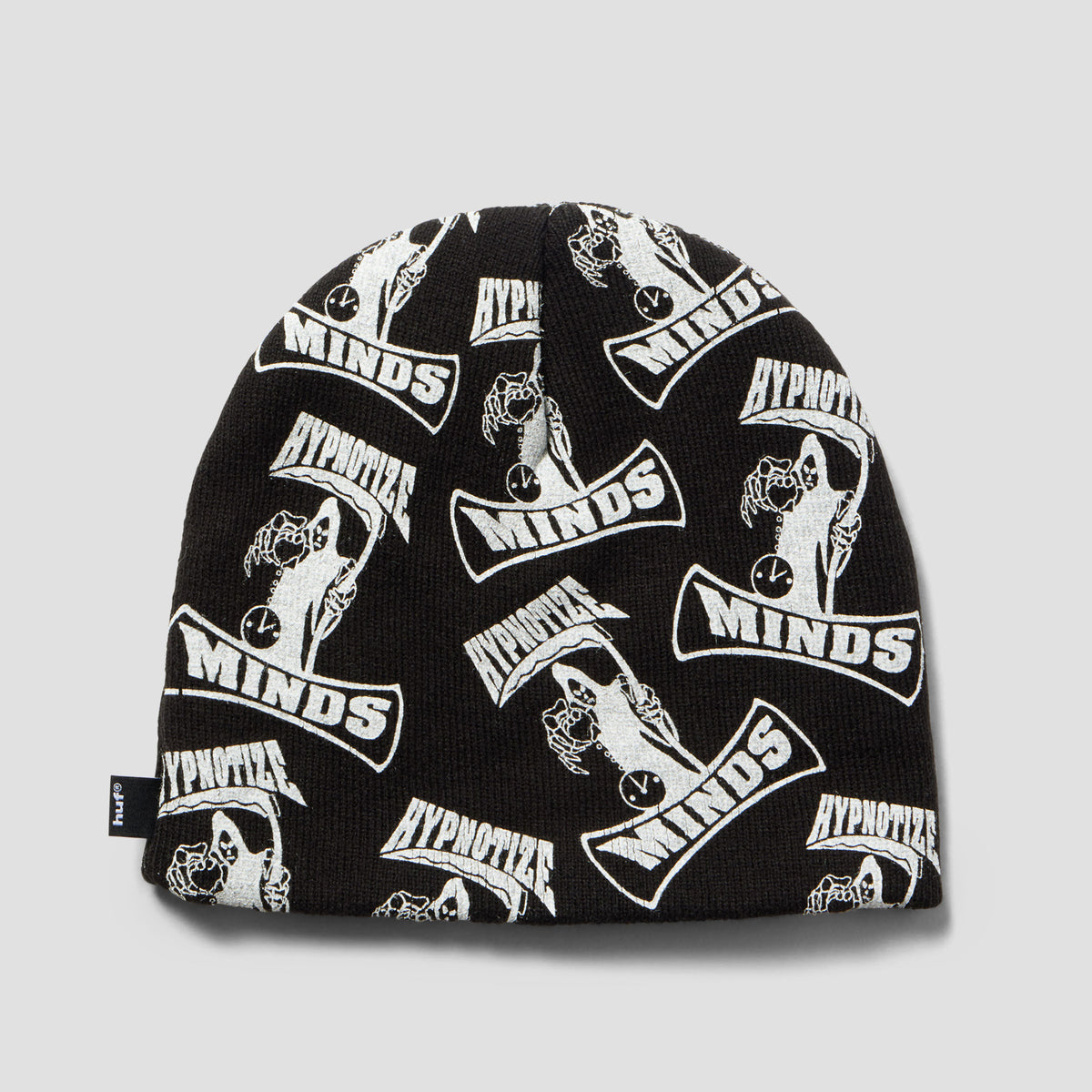 HUF Three 6 Mafia Skull Beanie Black